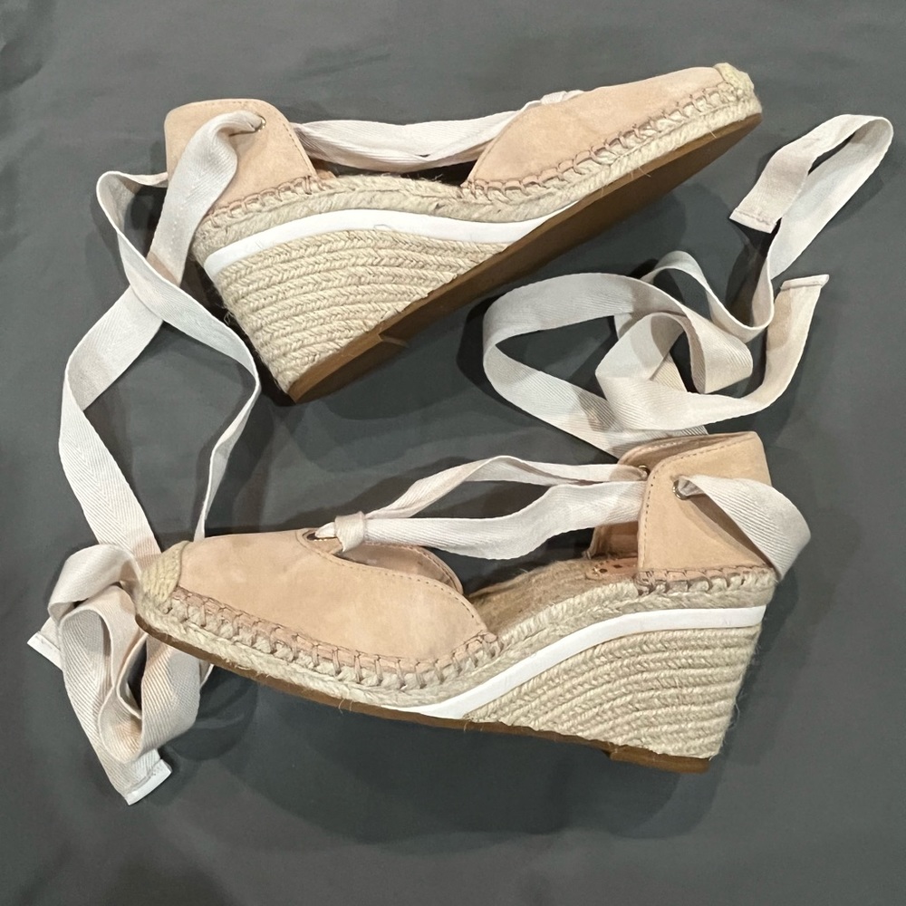 COACH Women’s Carmen Suede Espadrilles C2340 Beechwood. New